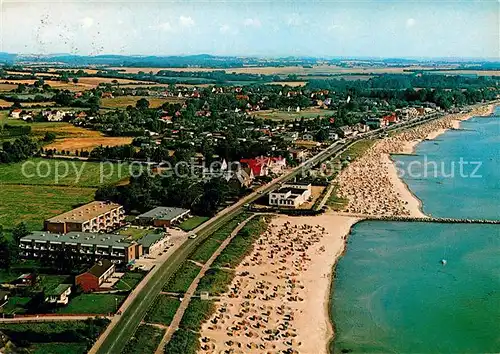 AK / Ansichtskarte Scharbeutz Ostseebad Fliegeraufnahme Kat. Scharbeutz