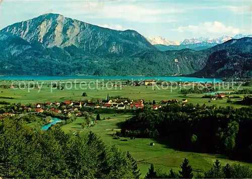 AK / Ansichtskarte Grossweil mit Schlehdorf am Kochelsee Jochberg Karwendelgebirge Kat. Grossweil