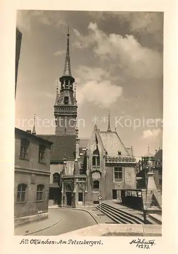 AK / Ansichtskarte Muenchen Am Petersbergel Kat. Muenchen