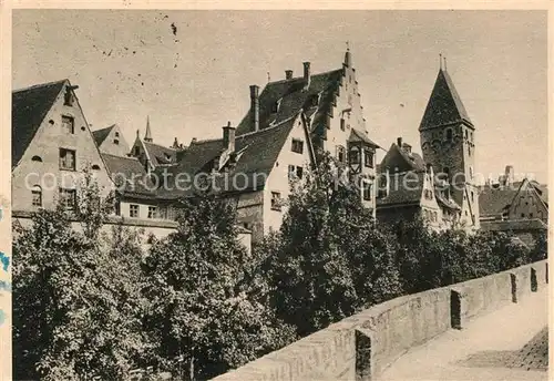 AK / Ansichtskarte Ulm Donau Stadtmauer und Metzgerturm Kat. Ulm