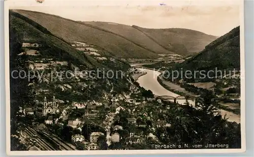 AK / Ansichtskarte Eberbach Neckar Blick vom Itterberg Kat. Eberbach