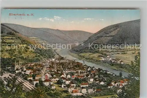 AK / Ansichtskarte Eberbach Neckar Panorama  Kat. Eberbach