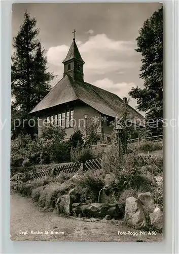 AK / Ansichtskarte St Blasien Evangelische Kirche Kat. St. Blasien