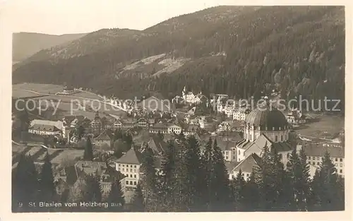 AK / Ansichtskarte St Blasien Blick vom Holzberg Kat. St. Blasien