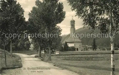 AK / Ansichtskarte St Blasien Kleine Kapelle Kat. St. Blasien