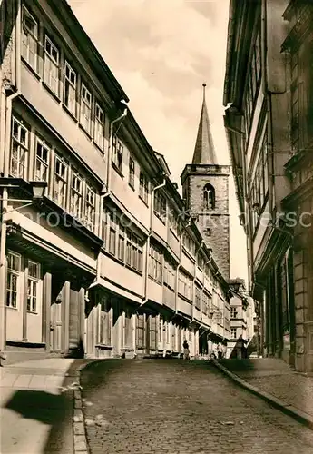 AK / Ansichtskarte Erfurt Kraemerbruecke Kirchturm Kat. Erfurt