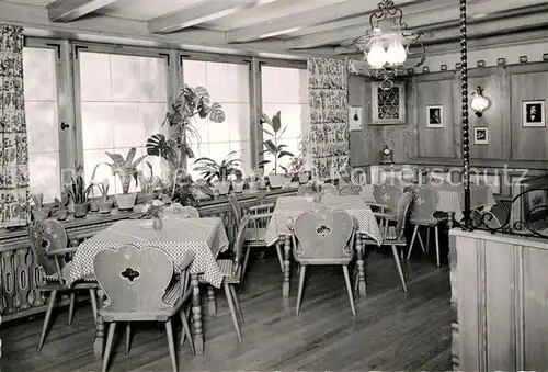 AK / Ansichtskarte Menzenschwand Gasthaus Waldeck Gaststube Kat. St. Blasien