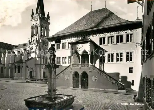 AK / Ansichtskarte Bern BE Rathaus Brunnen Kat. Bern