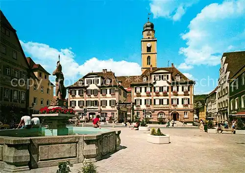 AK / Ansichtskarte Bad Mergentheim Marktplatz  Kat. Bad Mergentheim