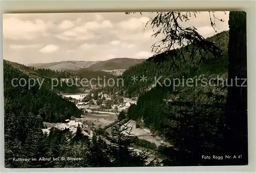 AK / Ansichtskarte Kutterau St Blasien Blick in das Albtal Kat. St. Blasien