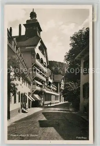 AK / Ansichtskarte St Blasien Hotel Kurhaus Kat. St. Blasien