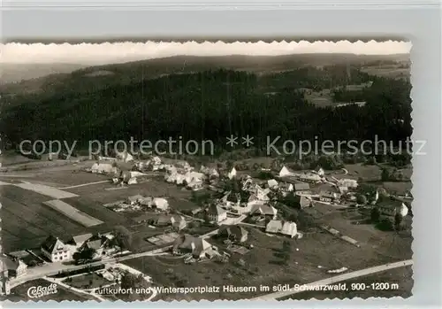 AK / Ansichtskarte Haeusern Schwarzwald Fliegeraufnahme Kat. Haeusern