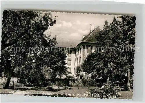 AK / Ansichtskarte Bonndorf Schwarzwald Schloss Kat. Bonndorf