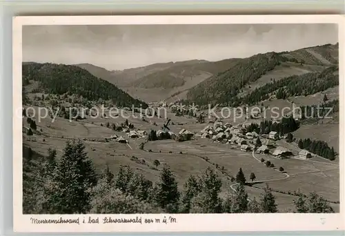 AK / Ansichtskarte Menzenschwand Panorama  Kat. St. Blasien