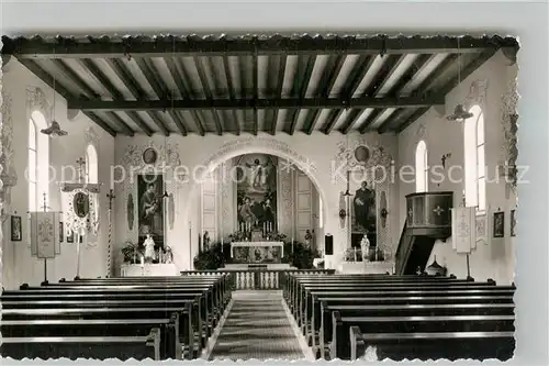 AK / Ansichtskarte Haeusern Schwarzwald Inneresder Fridolinskirche Kat. Haeusern