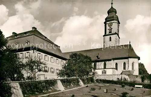 AK / Ansichtskarte Grafenhausen Schwarzwald Kirche mit Pfarrhaus Kat. Grafenhausen