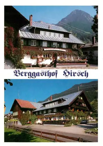 AK / Ansichtskarte Oberstdorf Berggasthof Hirsch Kat. Oberstdorf