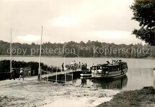 AK / Ansichtskarte Rheinsberg Anlegestelle Grienericksee  Kat. Rheinsberg