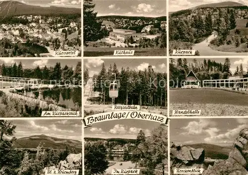 AK / Ansichtskarte Braunlage Bergseilbahn Brockenblick Wurmberg  Kat. Braunlage Harz