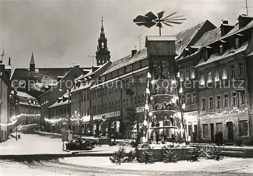 AK / Ansichtskarte Schneeberg Erzgebirge Weihnachten Kat. Schneeberg