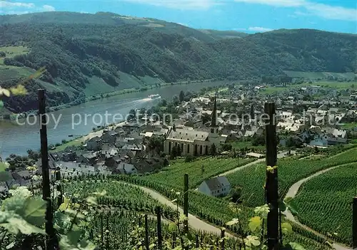 AK / Ansichtskarte Kroev Mosel Panorama Moseltal Weinberge Kat. Kroev