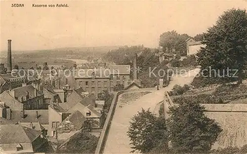 AK / Ansichtskarte Sedan Ardennes Kaserne von Asfeld Kat. Sedan