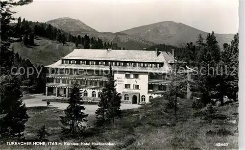 AK / Ansichtskarte Turracher Hoehe Hotel Hochschober  Kat. Reichenau Kaernten