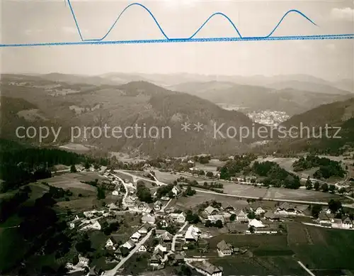 AK / Ansichtskarte Haeusern Schwarzwald Fliegeraufnahme Kat. Haeusern