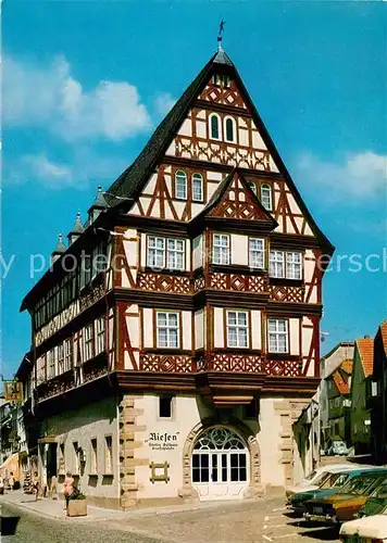 AK / Ansichtskarte Miltenberg Main Hotel Riesen Fachwerkhaus Kat. Miltenberg