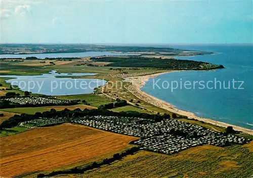 AK / Ansichtskarte Sehlendorferstrand Fliegeraufnahme Camping Strand Kat. Blekendorf