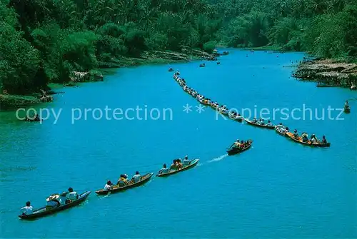 AK / Ansichtskarte Manila Manila Boating Spree Pagsanjan River  Kat. Manila