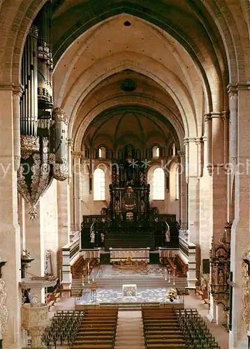 AK / Ansichtskarte Trier Dom Hochaltar Orgel Kanzel Kat. Trier