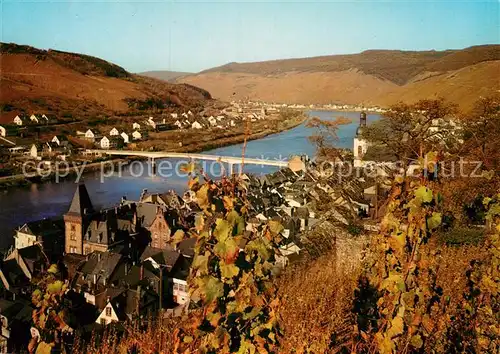 AK / Ansichtskarte Zell Mosel Panorama Weinberge Kat. Zell (Mosel)