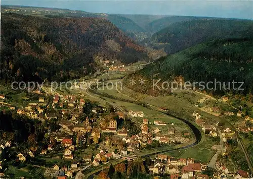 AK / Ansichtskarte Hirsau Luftkurort im Schwarzwald Fliegeraufnahme Kat. Calw