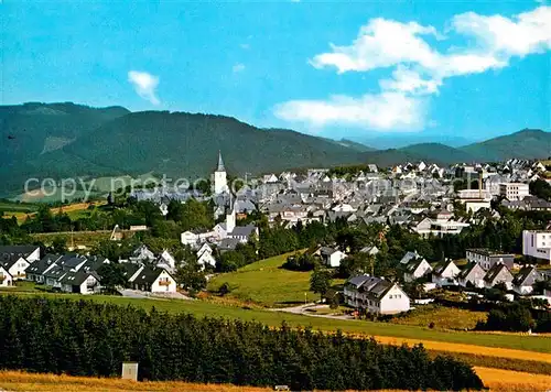 AK / Ansichtskarte Winterberg Hochsauerland Panorama Heilklimatischer Kurort Kat. Winterberg