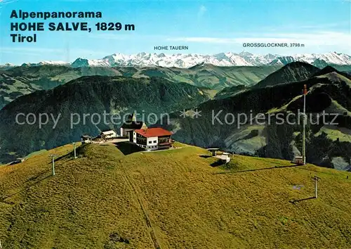 AK / Ansichtskarte Hopfgarten Brixental Hohe Salve Gipfelrestaurant Hohe Tauern Kat. Hopfgarten im Brixental