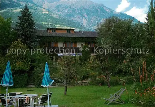 AK / Ansichtskarte Naturns Merano Haus Hofgarten Kat. Naturno