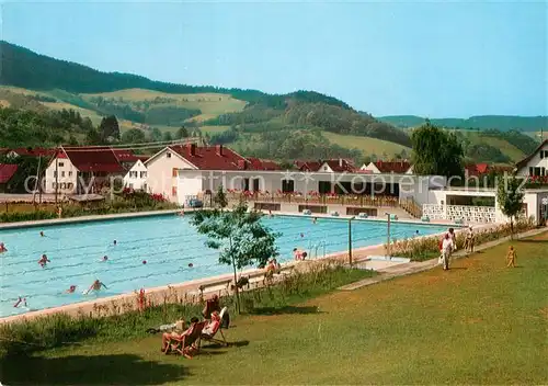 AK / Ansichtskarte Glottertal Schwimmbad  Kat. Glottertal Schwarzwald