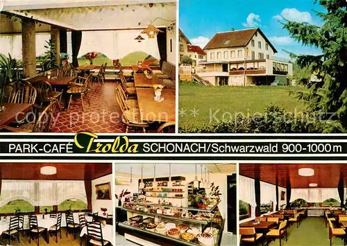 AK / Ansichtskarte Schonach Schwarzwald Park Cafe Trolda  Kat. Schonach im Schwarzwald