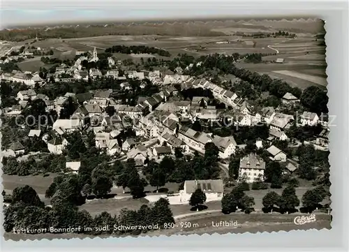 AK / Ansichtskarte Bonndorf Schwarzwald Fliegeraufnahme Kat. Bonndorf