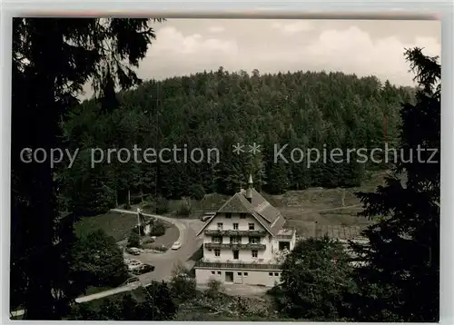 AK / Ansichtskarte Grafenhausen Schwarzwald Erholungsheim Haus Heimkehrerdank Schluechtmuehle Kat. Grafenhausen