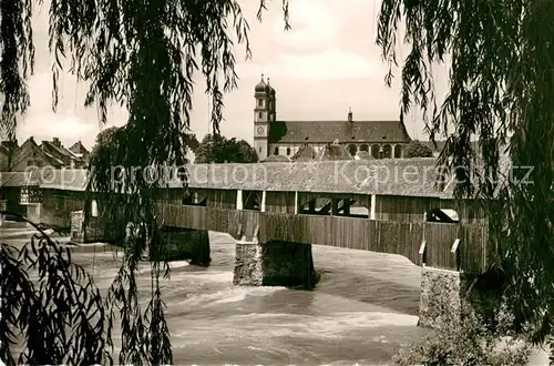 AK / Ansichtskarte Saeckingen Rhein Holzbruecke Kat. Bad Saeckingen