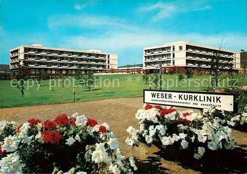 AK / Ansichtskarte Bad Pyrmont Weser Kurklinik Kat. Bad Pyrmont