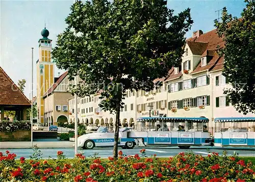 AK / Ansichtskarte Freudenstadt Marktplatz Rathaus Kurbaehnle Kat. Freudenstadt