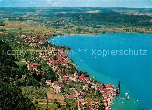 AK / Ansichtskarte Bodman Bodensee Fliegeraufnahme