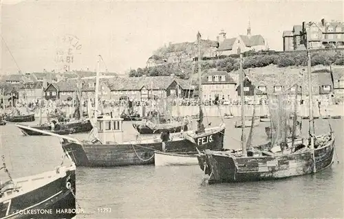 AK / Ansichtskarte Folkestone Harbour Kat. Shepway