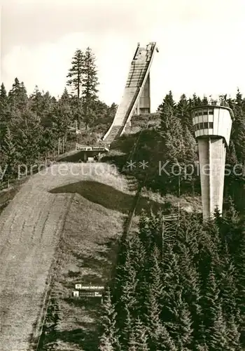 AK / Ansichtskarte Ski Flugschanze Oberhof Schanze am Rennsteig  Kat. Sport