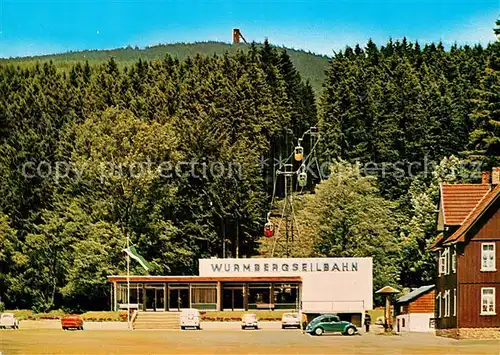 AK / Ansichtskarte Seilbahn Wurmberg Braunlage  Kat. Bahnen