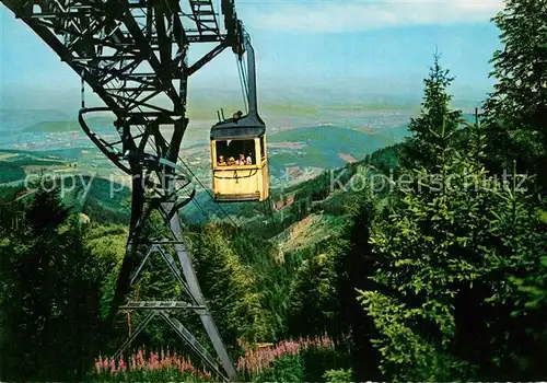 AK / Ansichtskarte Seilbahn Schauinsland Freiburg Breisgau  Kat. Bahnen