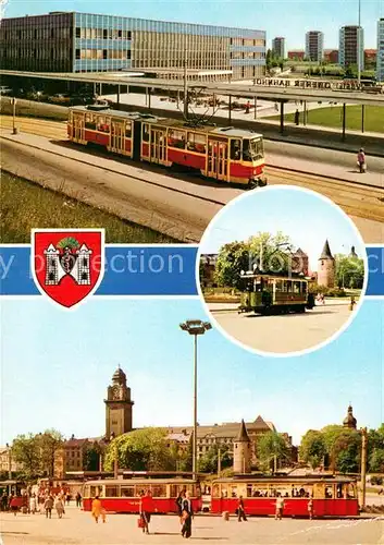 AK / Ansichtskarte Strassenbahn Plauen Oberer Bahnhof  Kat. Strassenbahn